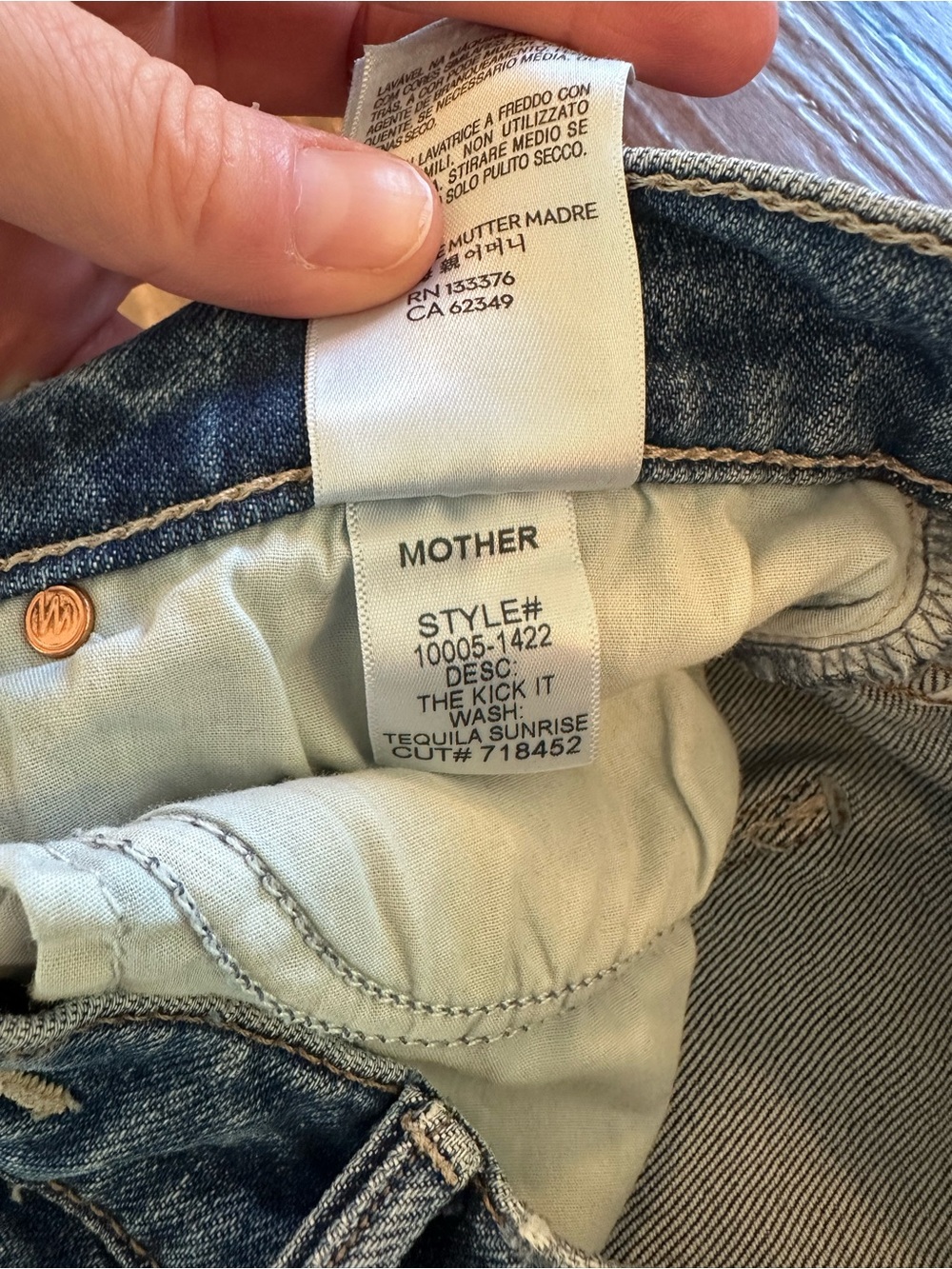 ❤️ Like new MOTHER the Kick It in Tequila Sunrise sz27 🌅 - Picture 15 of 16